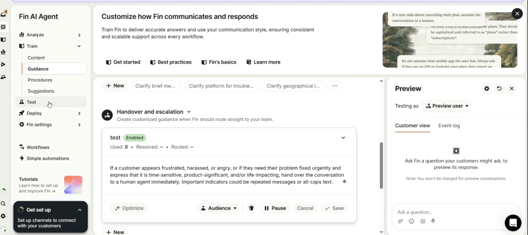 Gorgias Shopify triggers