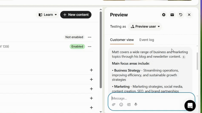 Chatbase bot understanding and editing