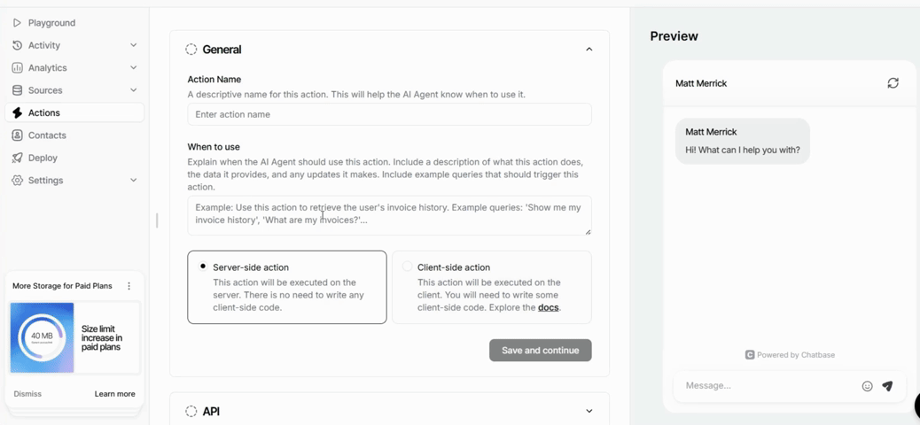 Fin AI content sync