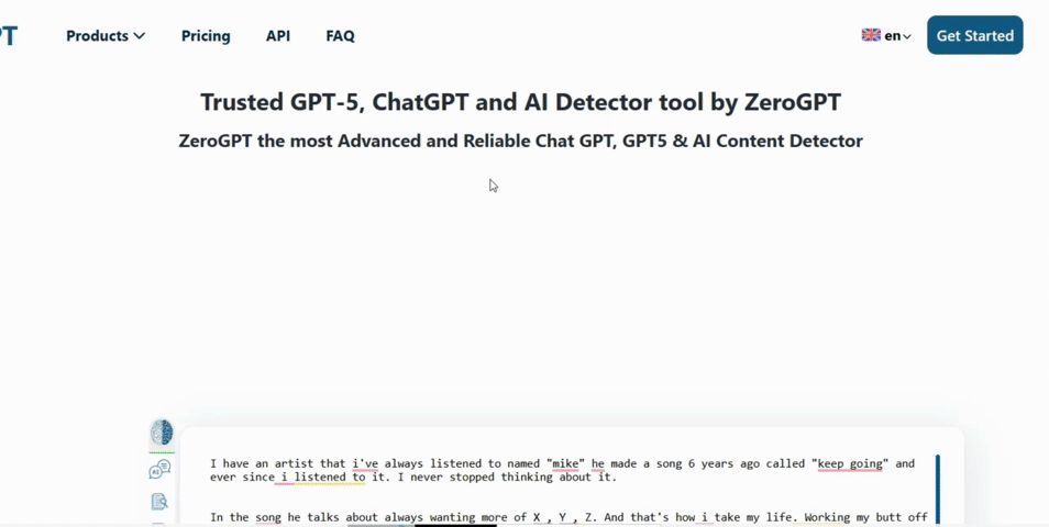 QuillBot detection results