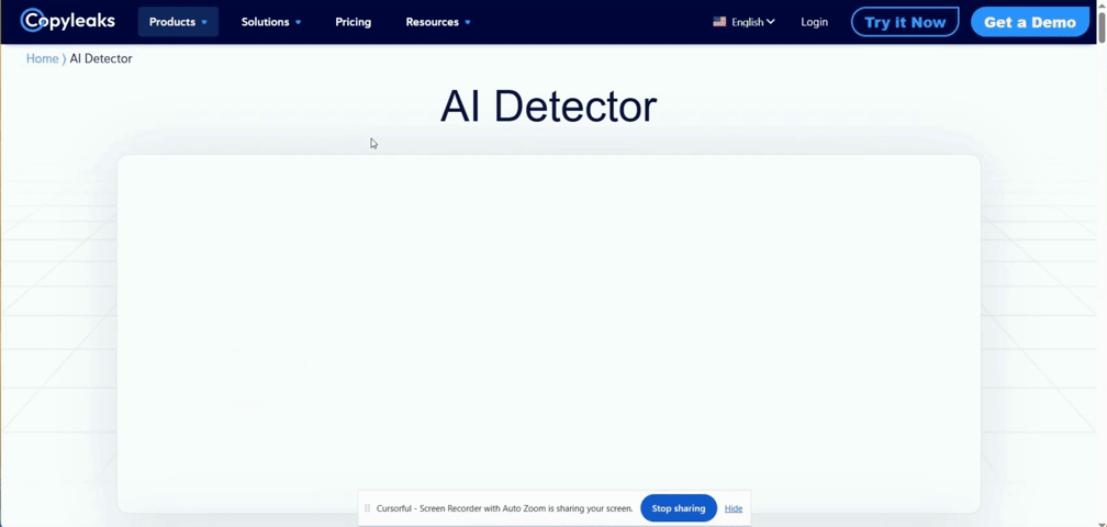 Winston AI interface